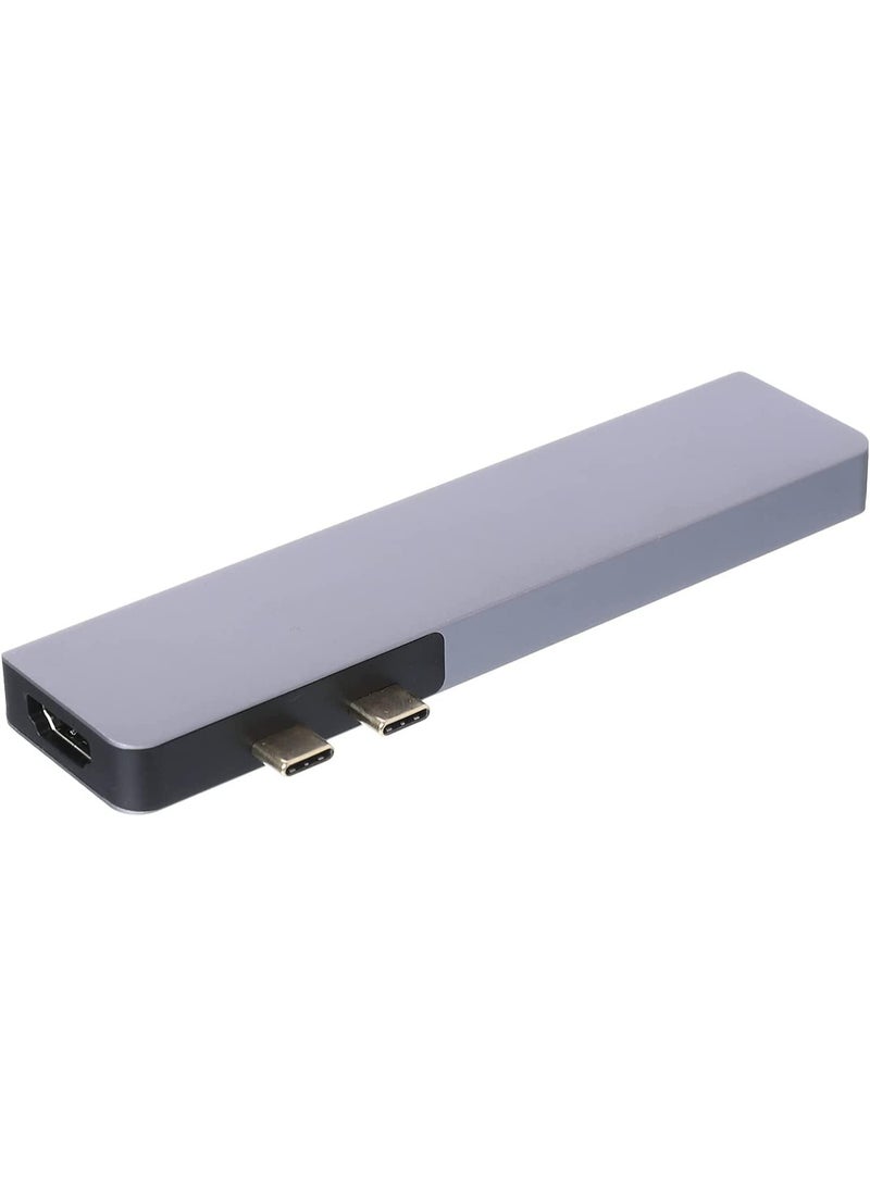 Keendex kx1672 type-c usb multiport adapter for macbook pro - black and grey - Image 3